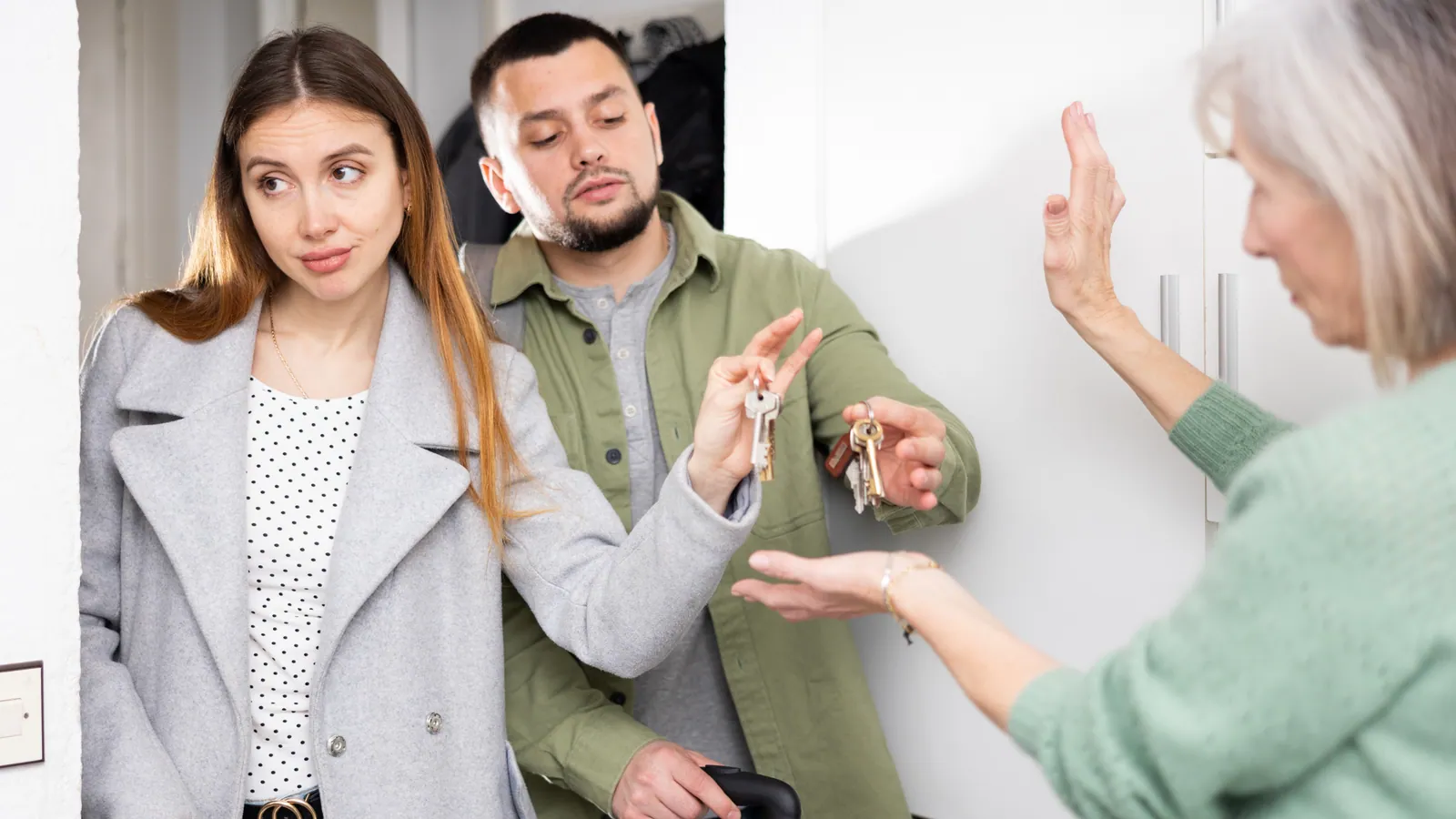 Landlord dealing with difficult tenants before selling property fast.